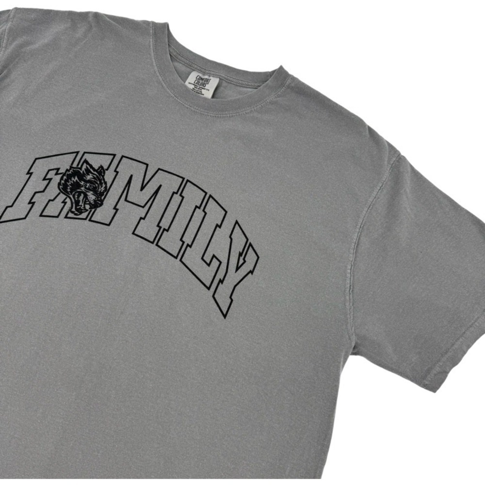 COMFORT COLORS XL T-Shirt Gray Darc Sport Wolves‎ Club Family Graphic Streetwear